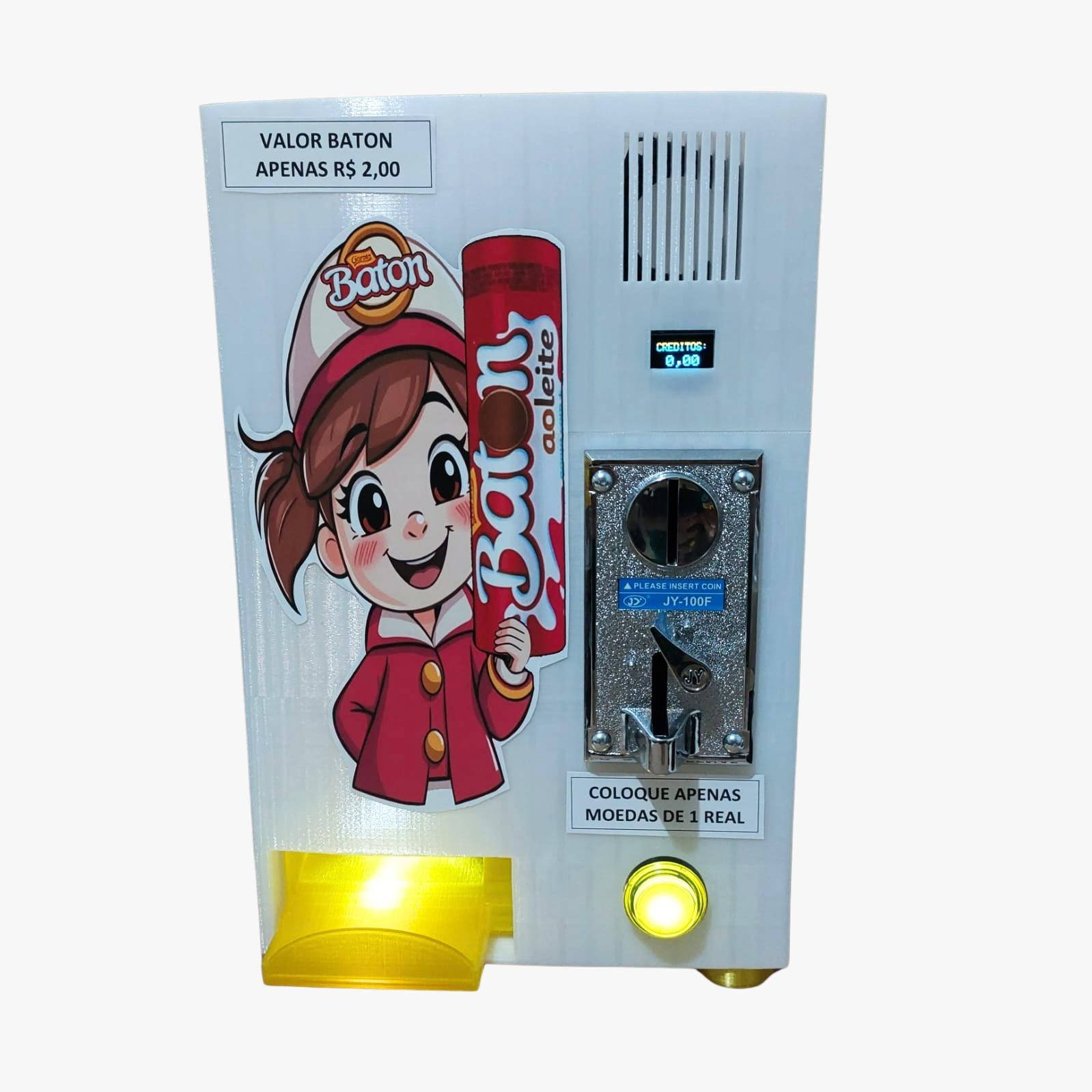Máquina de vender Baton Mini (moedeiro)